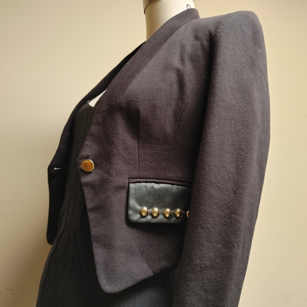 Nicki Minaj Black Cropped Blazer XS